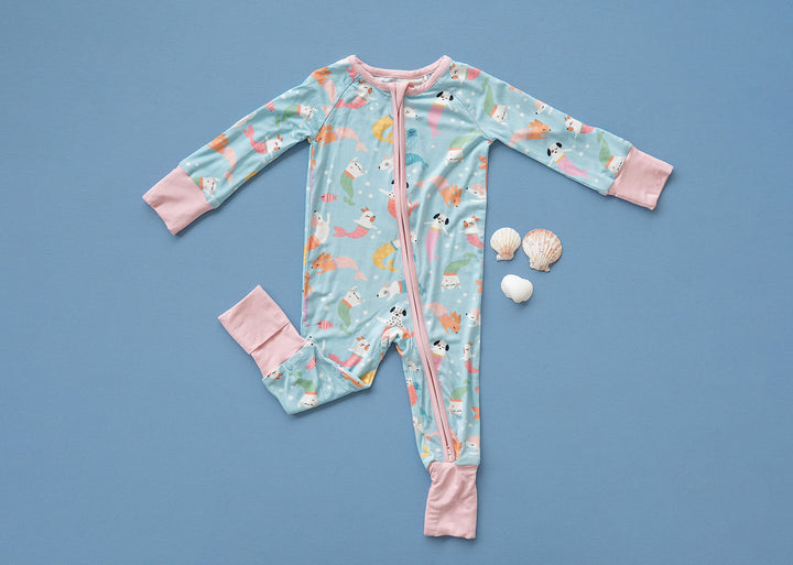 MerDogs (Convertible Zip Footies)