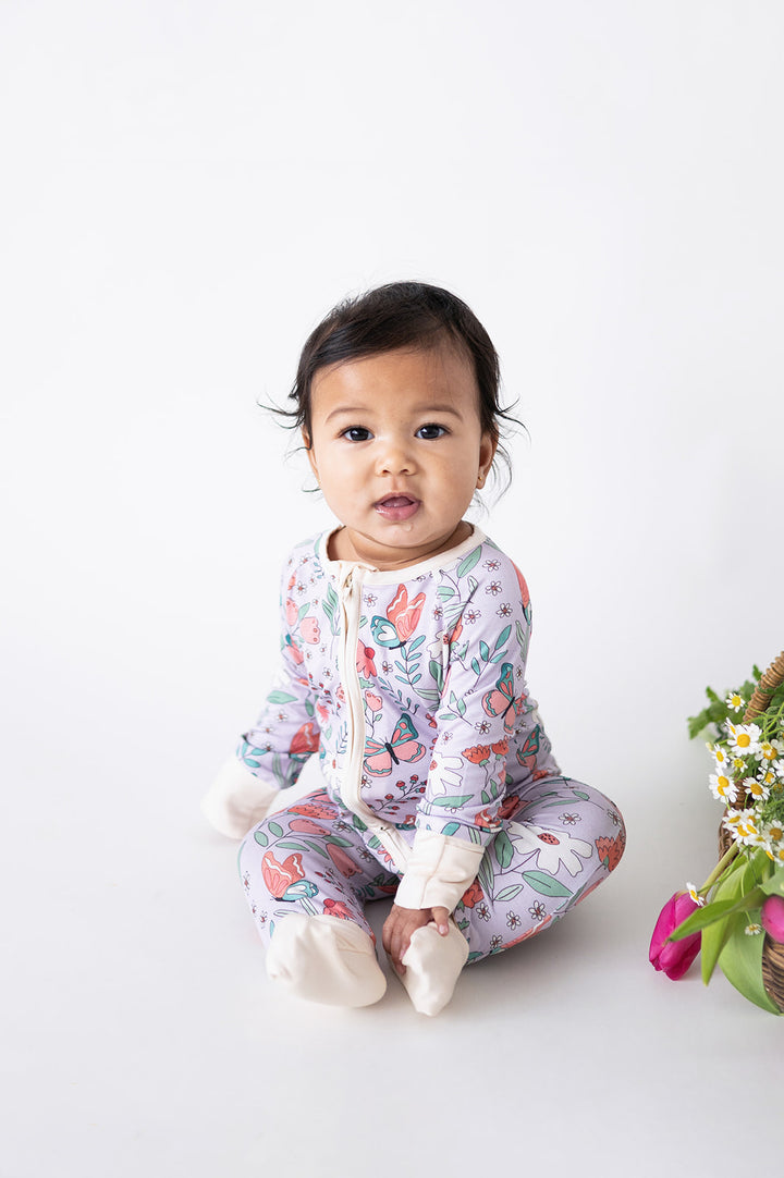 Blooming Love (Convertible Zip Footies)