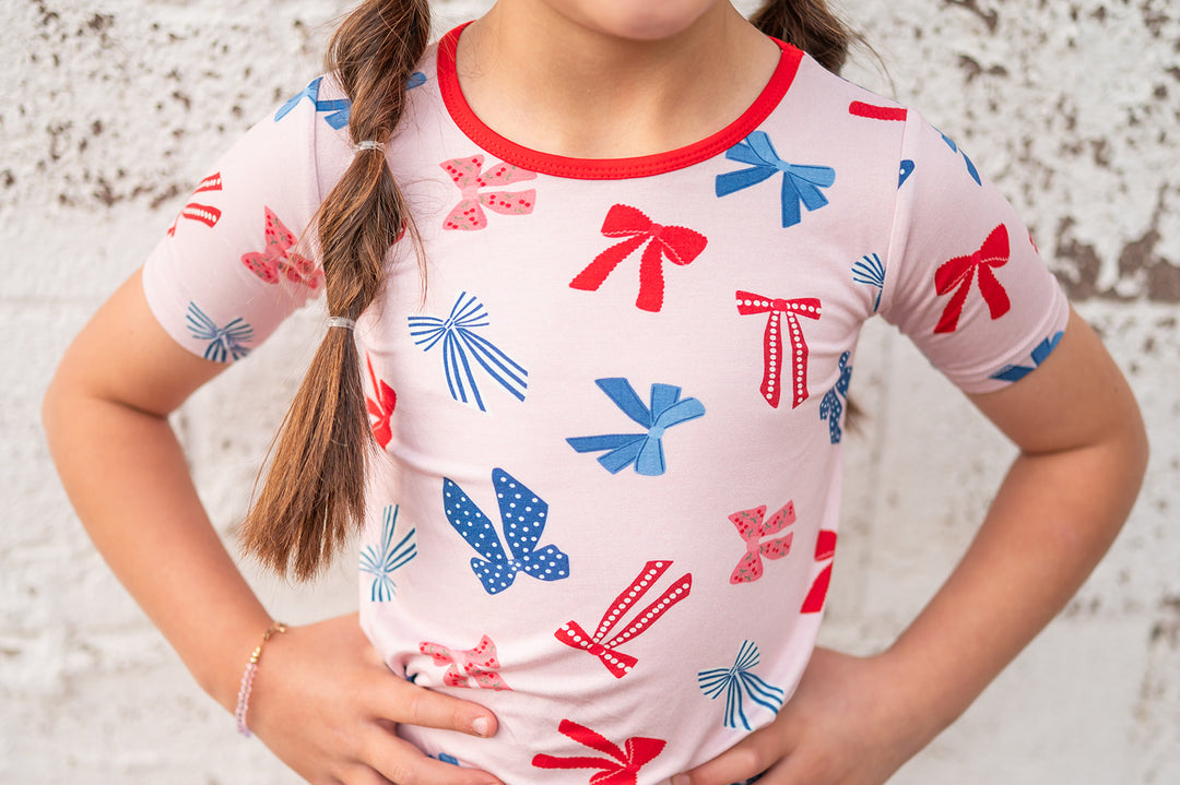 Americana Bows (Short PJ Set)