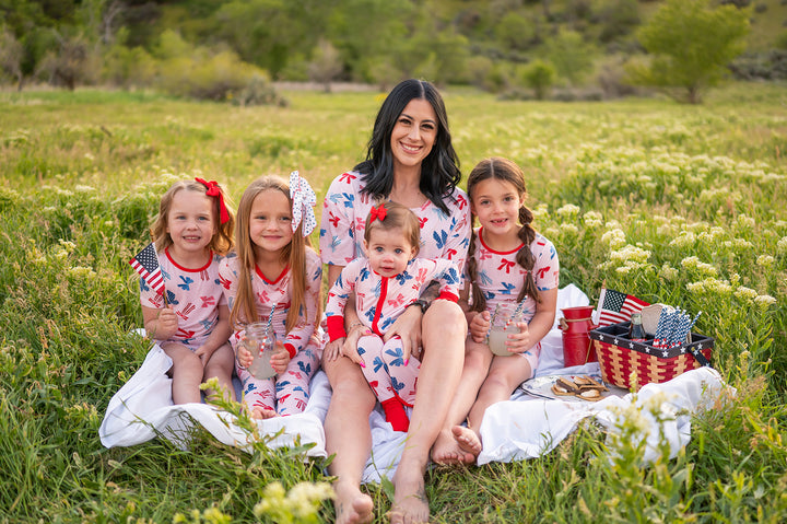 Americana Bows (Short PJ Set)