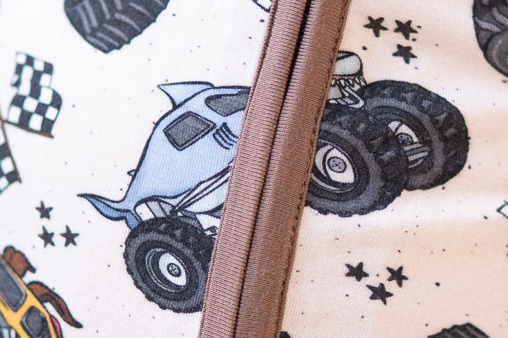 Monster Truck Rally (Convertible Zip Footies)