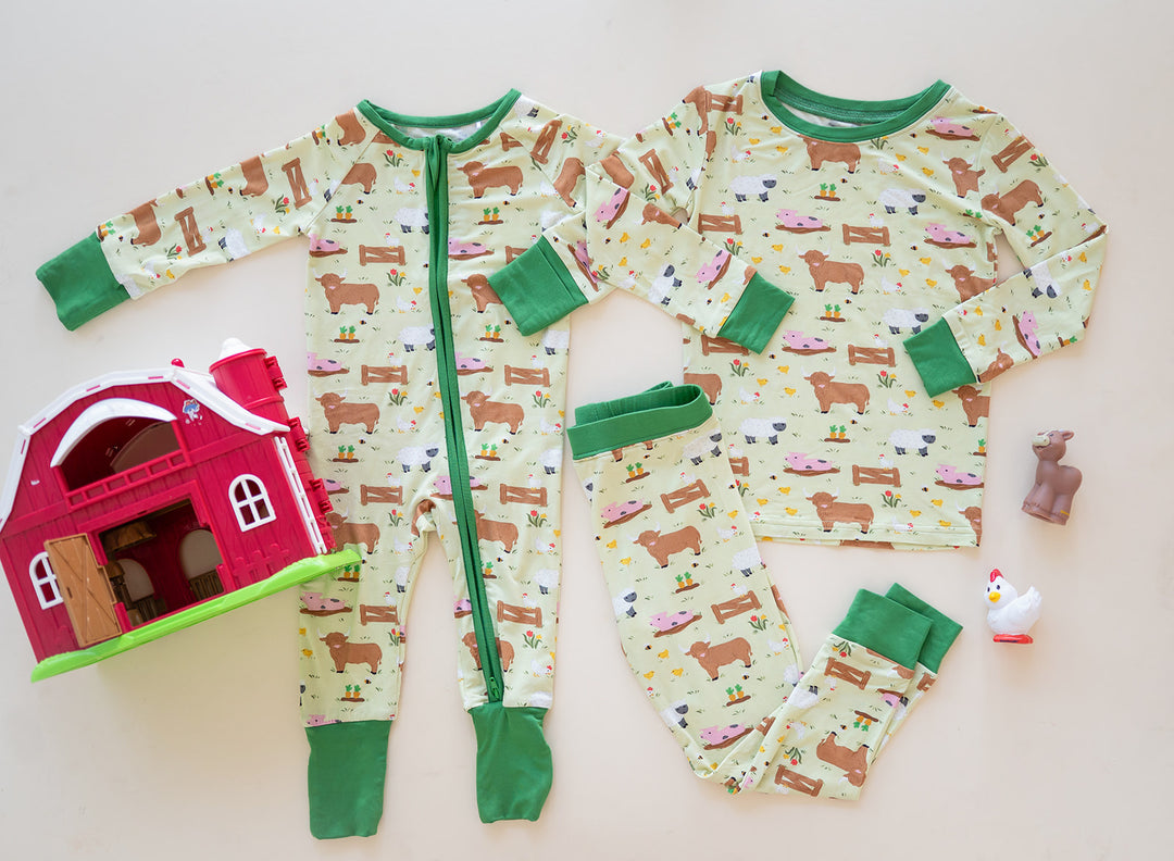 Little Moo Farm (Long Sleeve PJ)