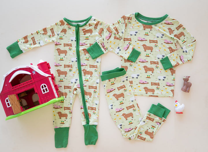 Little Moo Farm (Long Sleeve PJ)