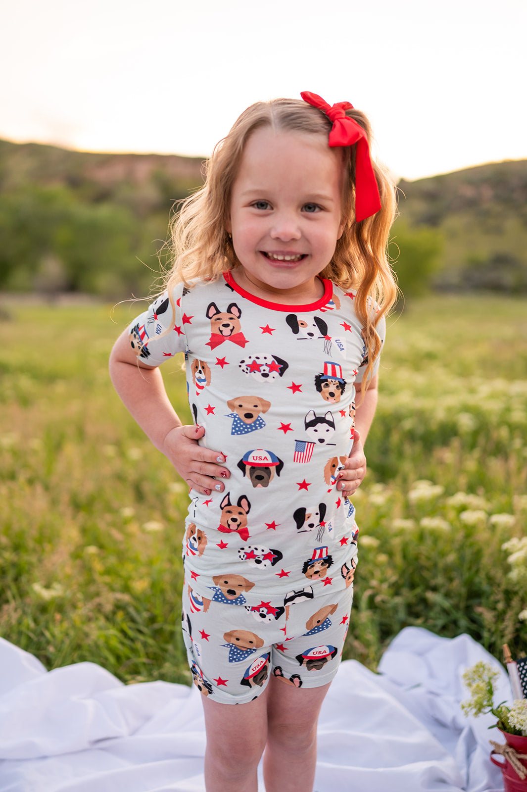 Star-Spangled Pups (Short PJ Set)