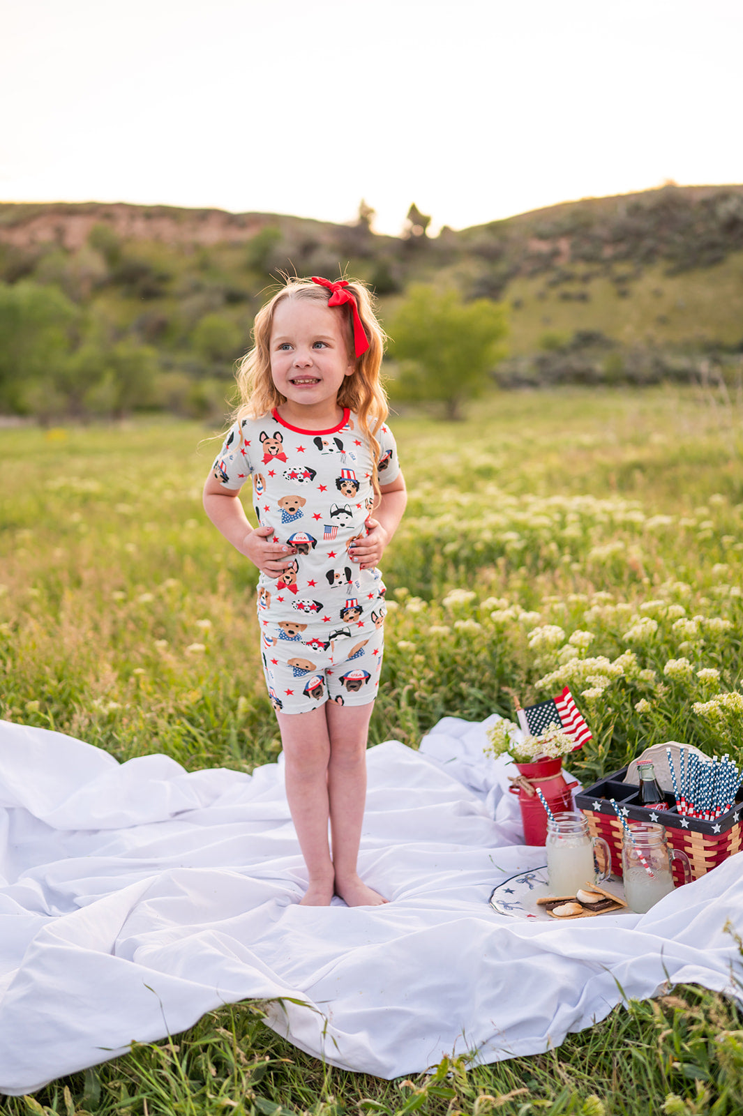 Star-Spangled Pups (Short PJ Set)