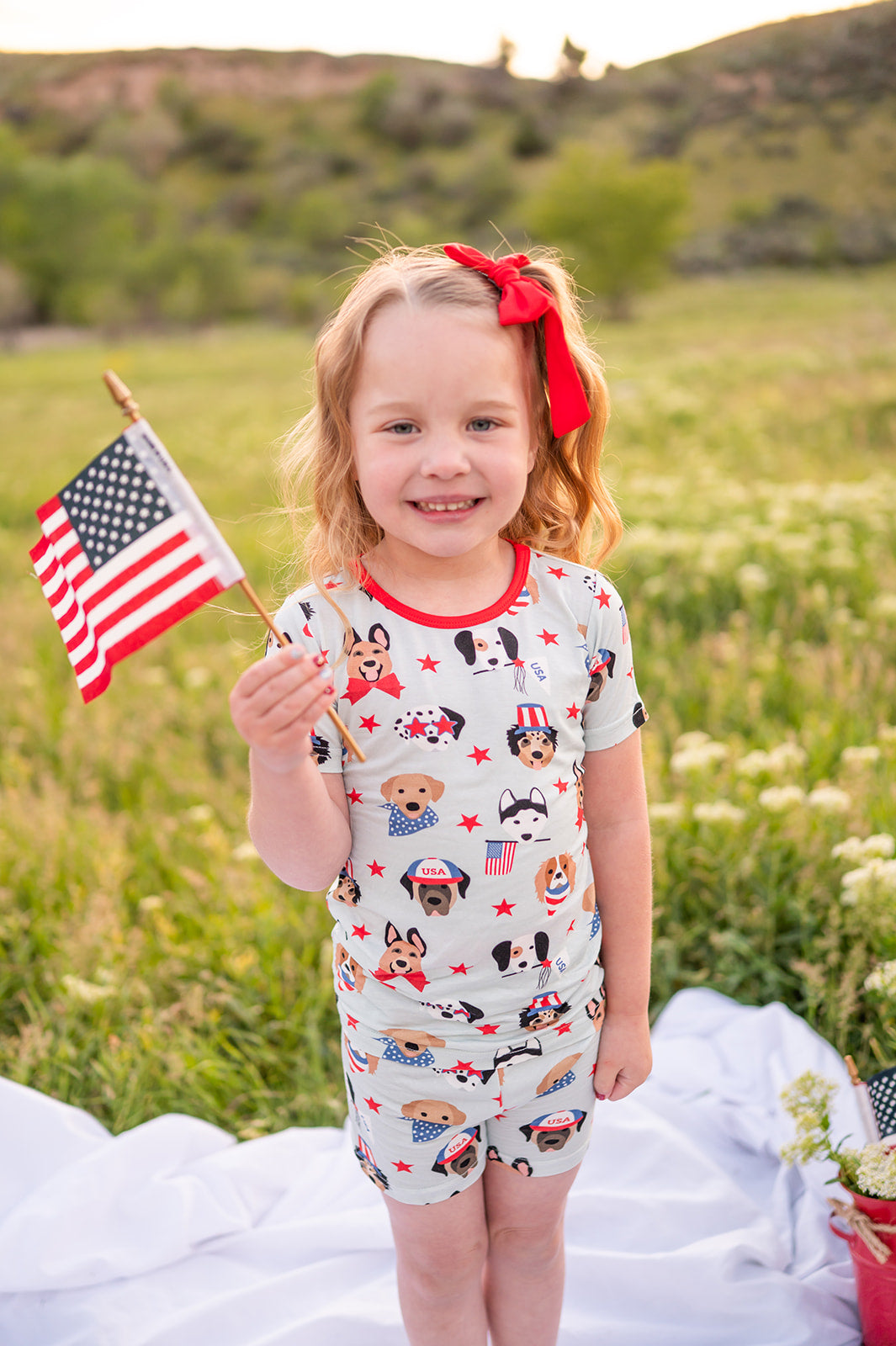 Star-Spangled Pups (Short PJ Set)