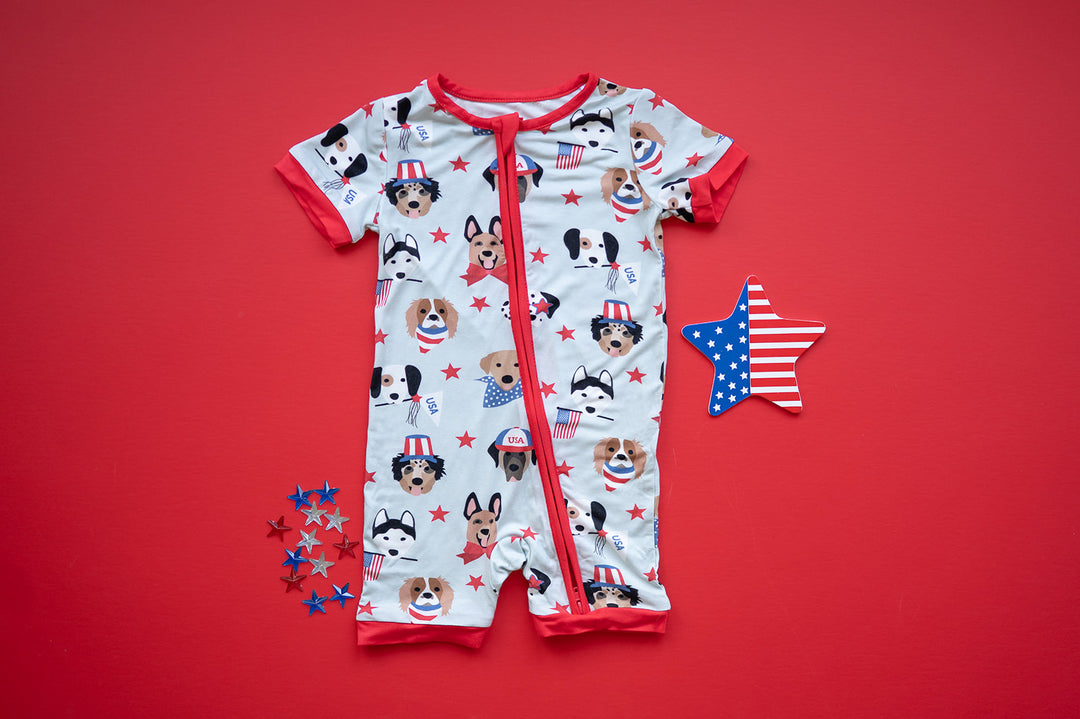 Star-Spangled Pups (Romper)