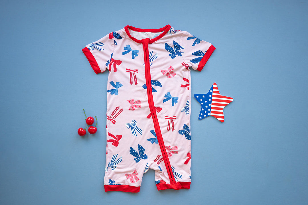 Americana Bows (Romper)