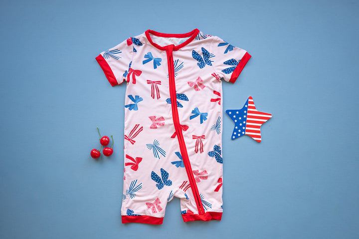 Americana Bows (Romper)