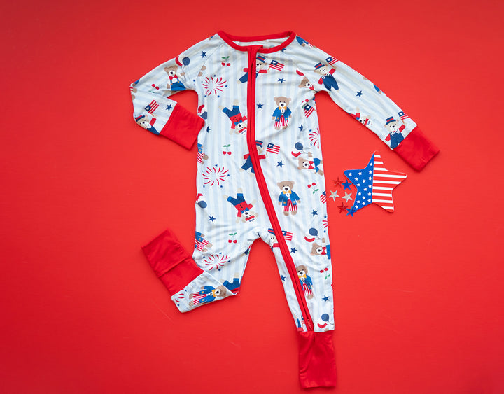 Liberty Bears (Convertible Zip Footies)