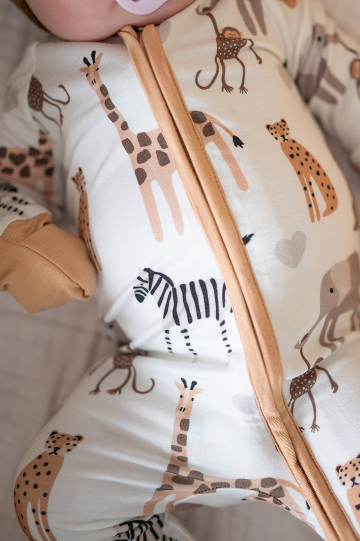 Safari Daydream (Convertible Zip Footies)