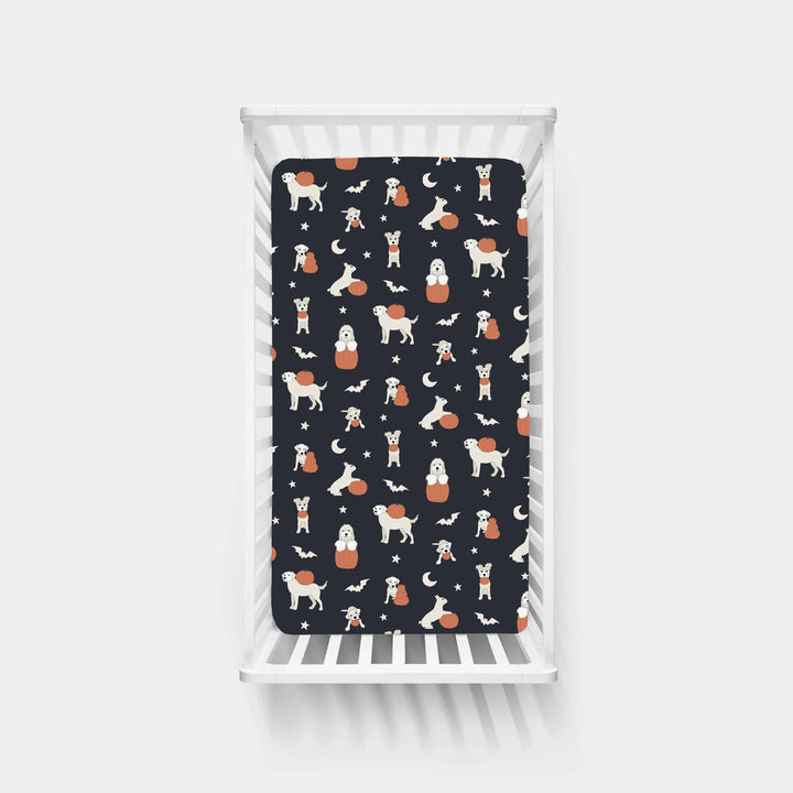 Pumpkin Pups (Crib Sheet)