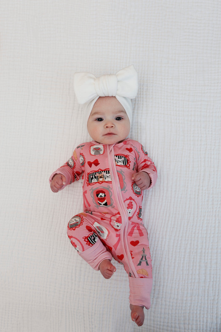 Bonjour, Paris (Convertible Zip Footies)