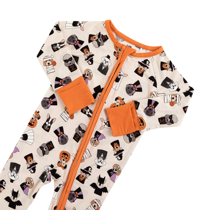 PREORDER - Bark & Treat (Convertible Zip Footies)