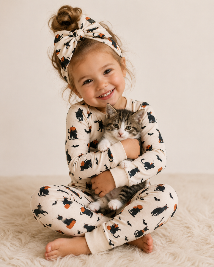Pumpkin Cats (Long Sleeve PJ)