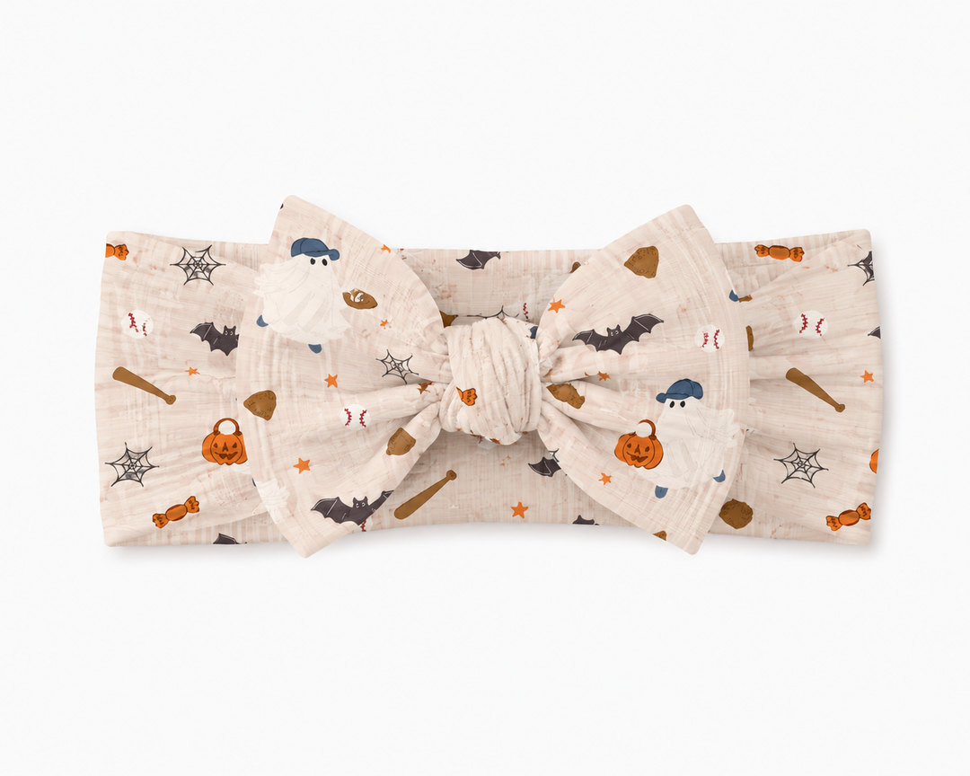 Baseball Ghosts (Bow Headband)