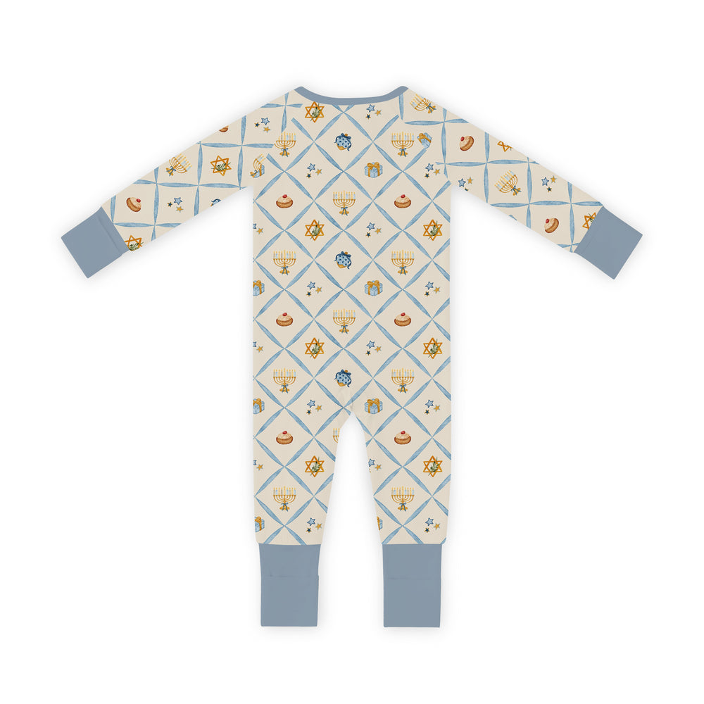 Hanukkah Wishes (Convertible Zip Footies) – back