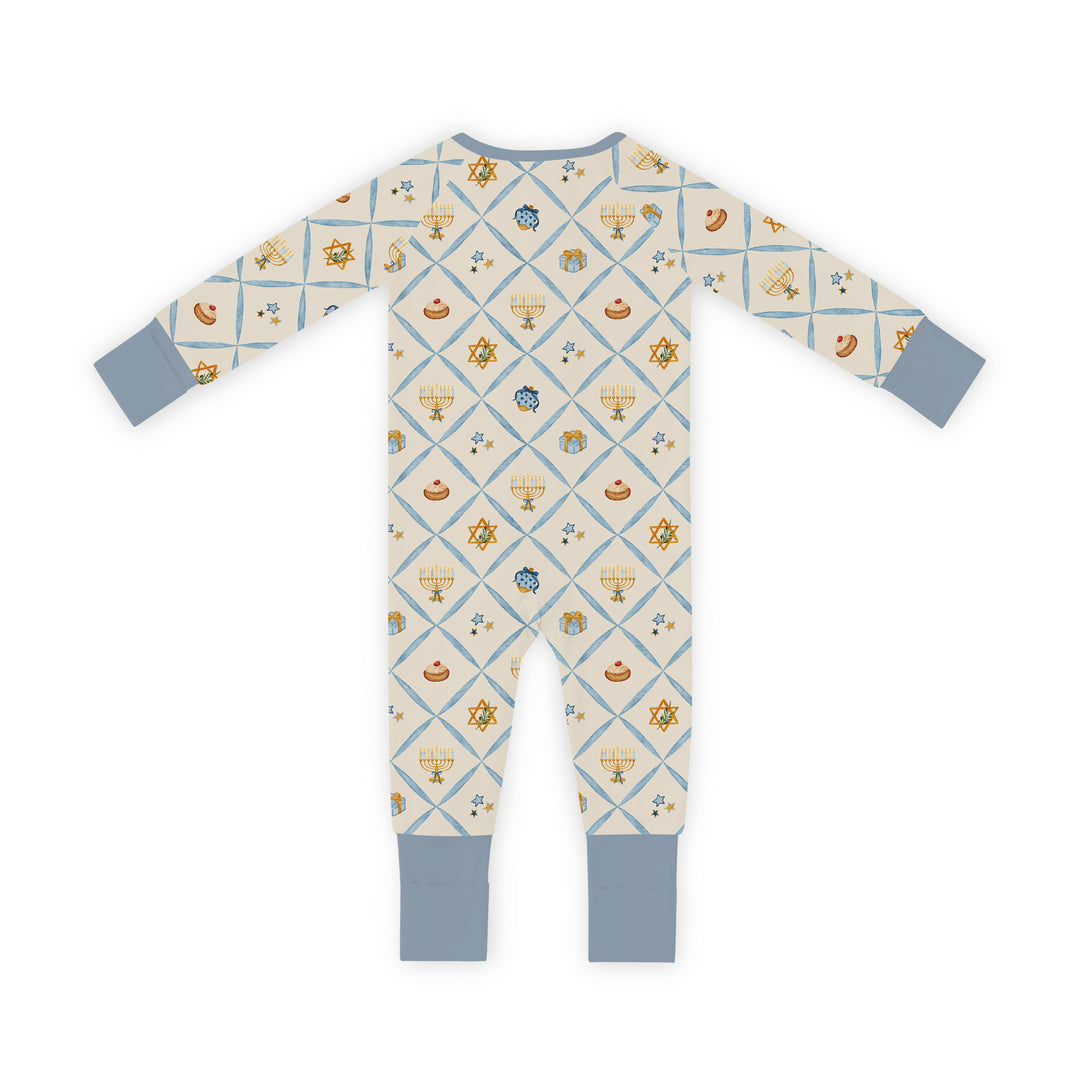 Hanukkah Wishes (Convertible Zip Footies) – back