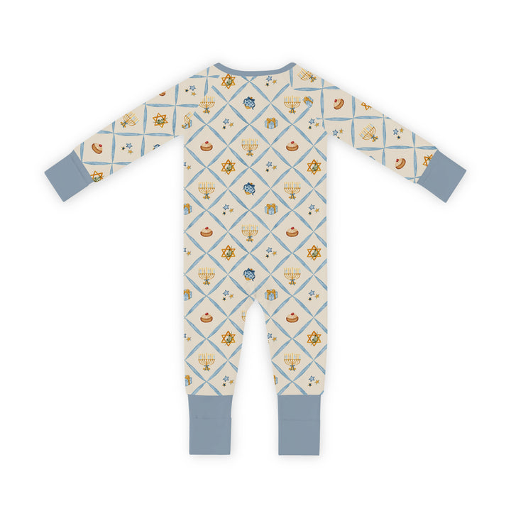 Hanukkah Wishes (Convertible Zip Footies) – back