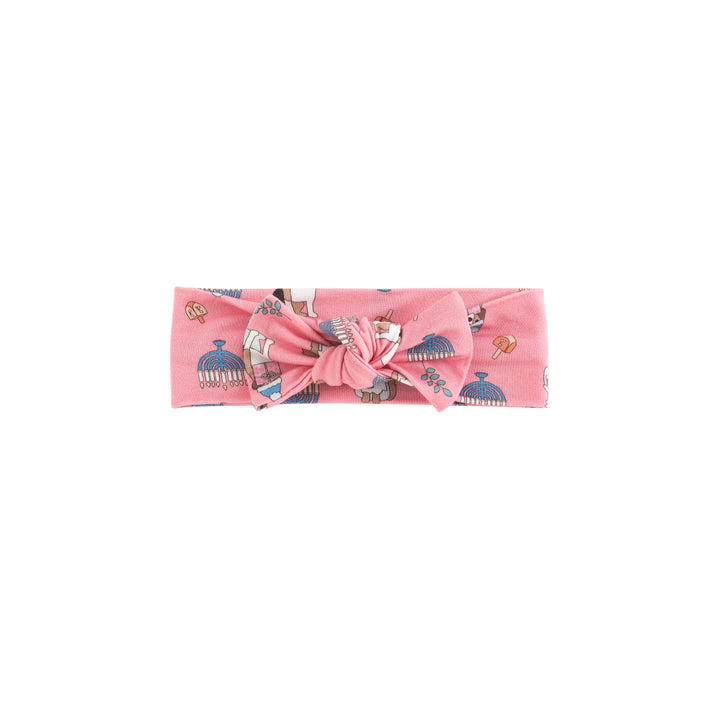 Hanukkah Pets Bow Headband - Pink