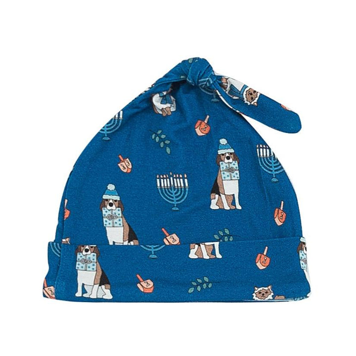 Hanukkah Pets Blue - PJ & Hat BUNDLE