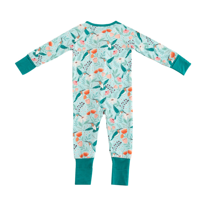 Hummingbird Bloom (Convertible Zip Footies)