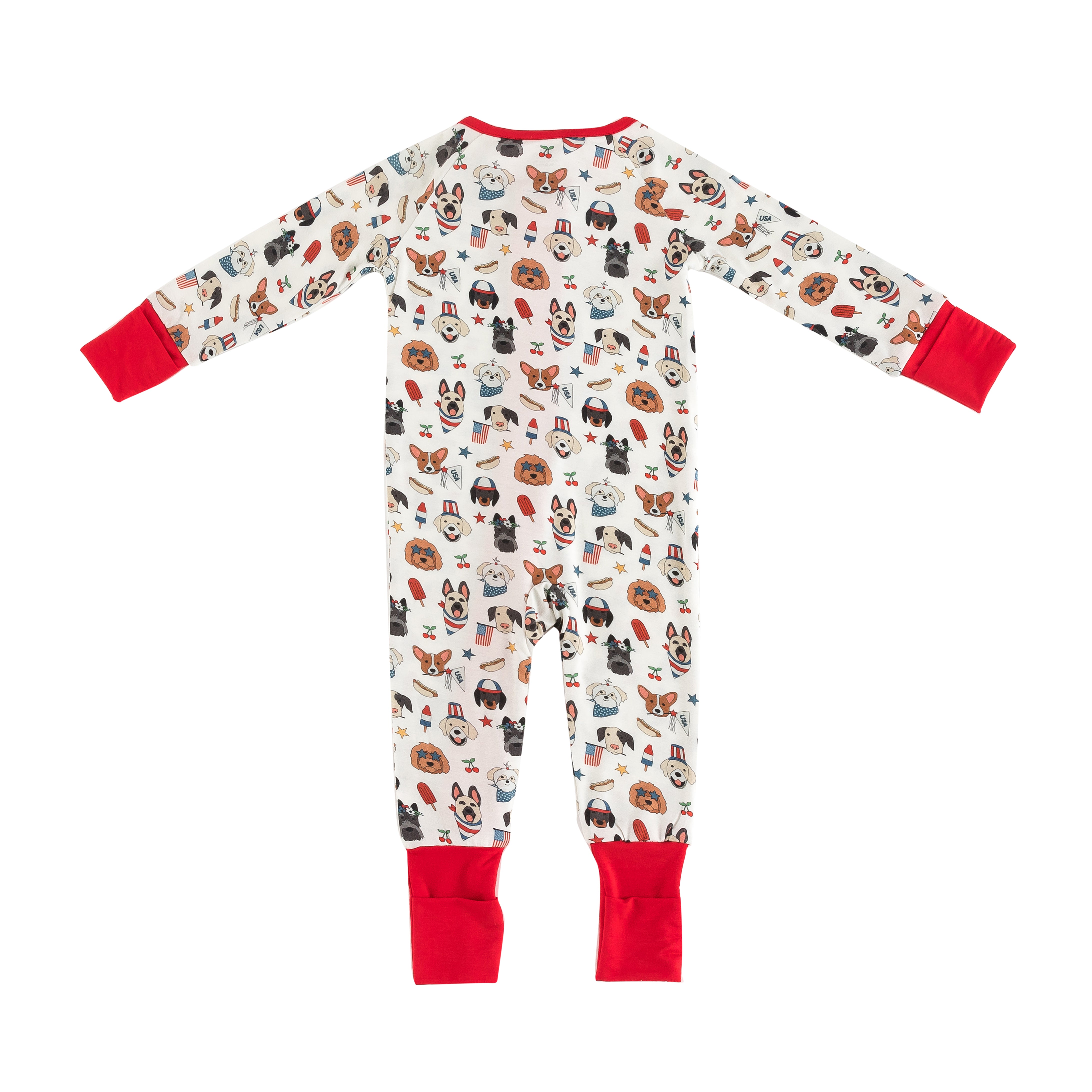 F_doggies  Freedom Dogs (Convertible Zip Footies) – Dreamlet