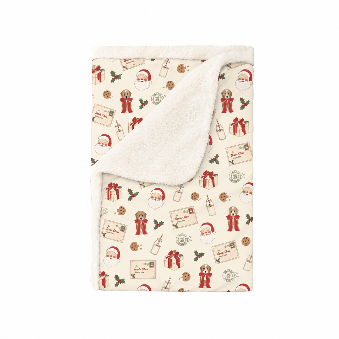 Letters to Santa (Dream Luxe Blanket) — AI-generated product mockup
