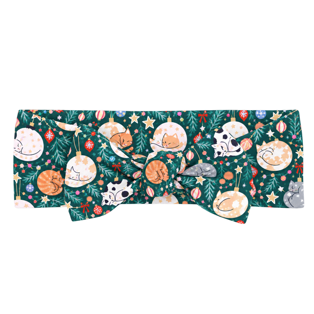 Merry Little Meows (Bow Headband) — AI-generated product mockup
