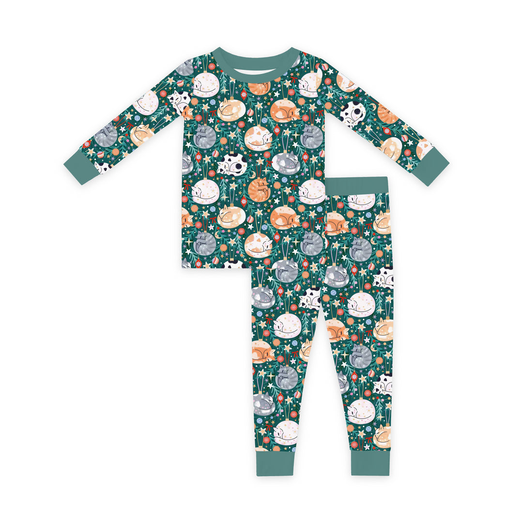 Merry Little Meows (Long Sleeve PJ) – front