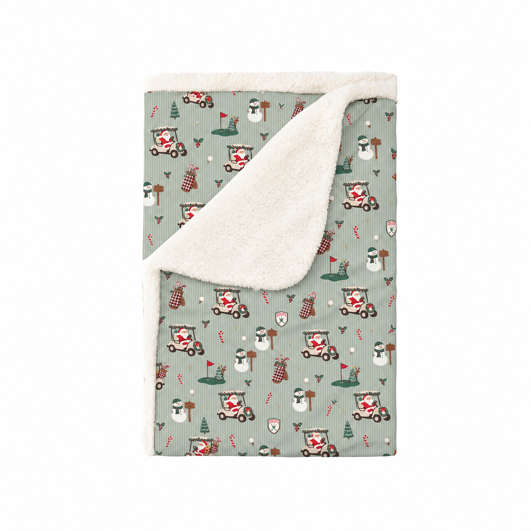 North Pole Country Club (Dream Luxe Blanket) — AI-generated product mockup