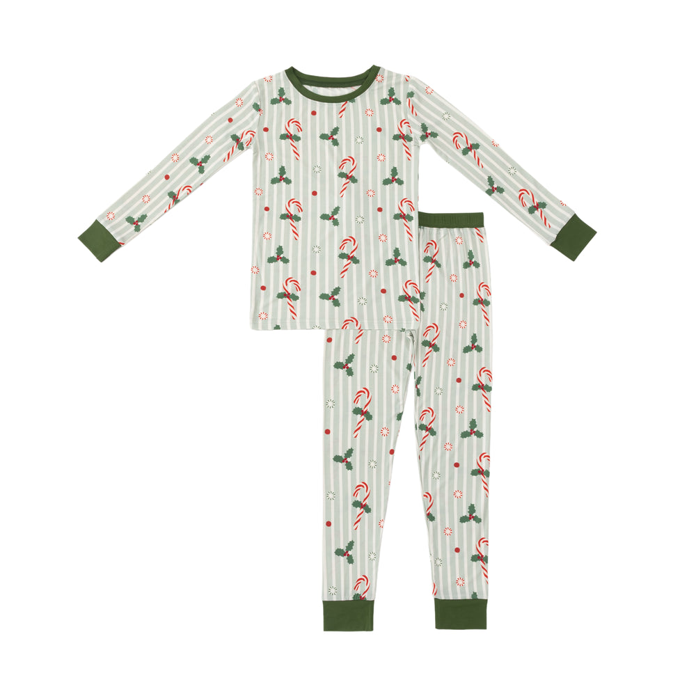Peppermint Lane (Long Sleeve PJ) - Holly Green - Photo 1