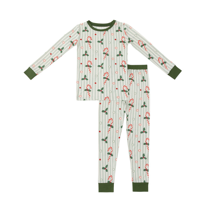 Peppermint Lane (Long Sleeve PJ) - Holly Green - Photo 1