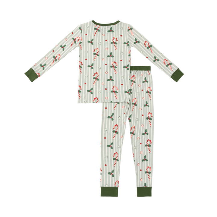 Peppermint Lane (Long Sleeve PJ) - Holly Green - Photo 2