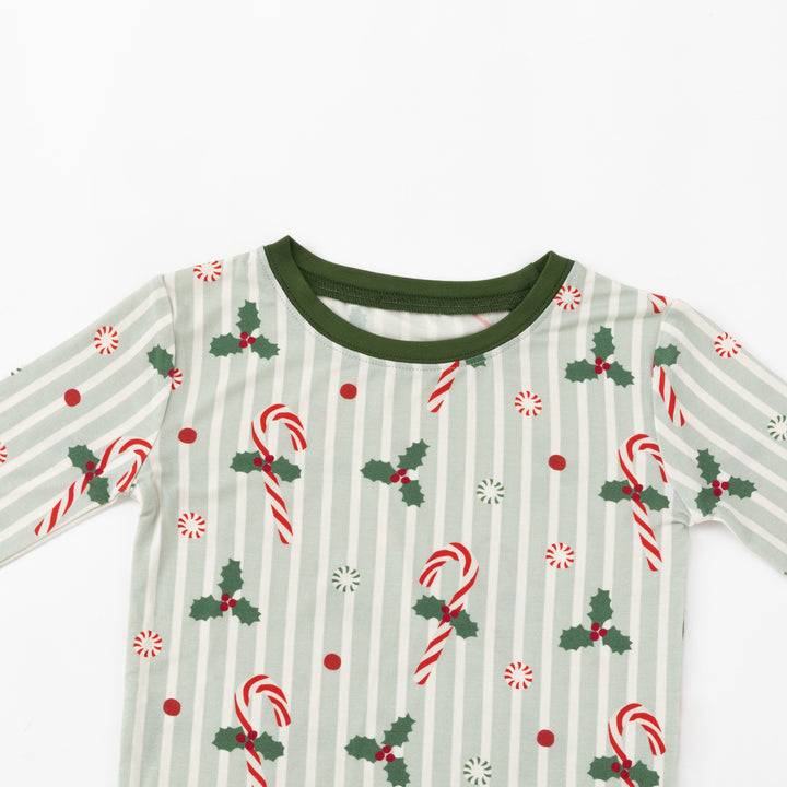 Peppermint Lane (Long Sleeve PJ) - Holly Green - Photo 3