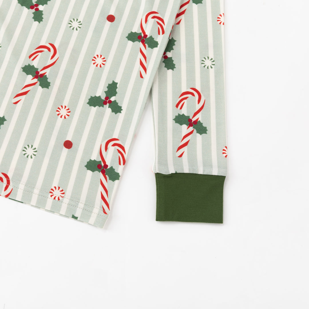 Peppermint Lane (Long Sleeve PJ) - Holly Green - Photo 4