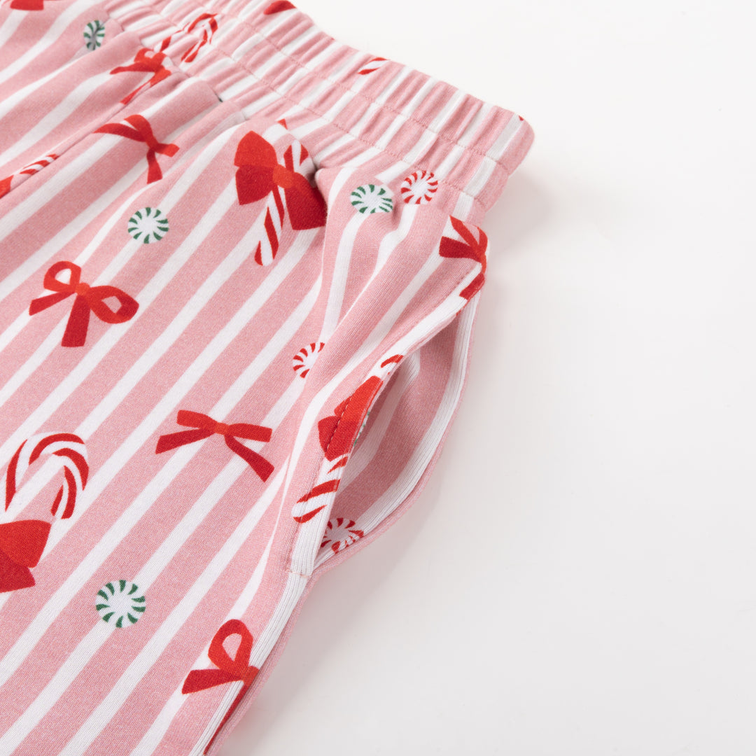 Peppermint Lane (Jogger Set) - Pink Bows - Photo 6