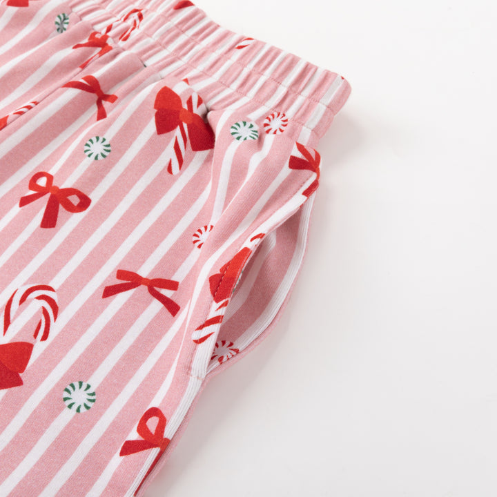 Peppermint Lane (Jogger Set) - Pink Bows - Photo 6
