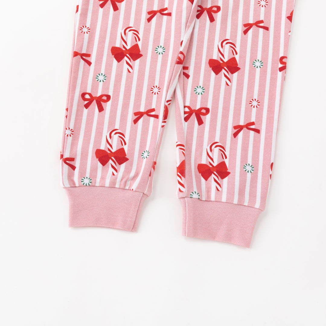 Peppermint Lane (Jogger Set) - Pink Bows - Photo 7