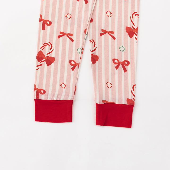Peppermint Lane (Long Sleeve PJ) - Pink Bows - Photo 6
