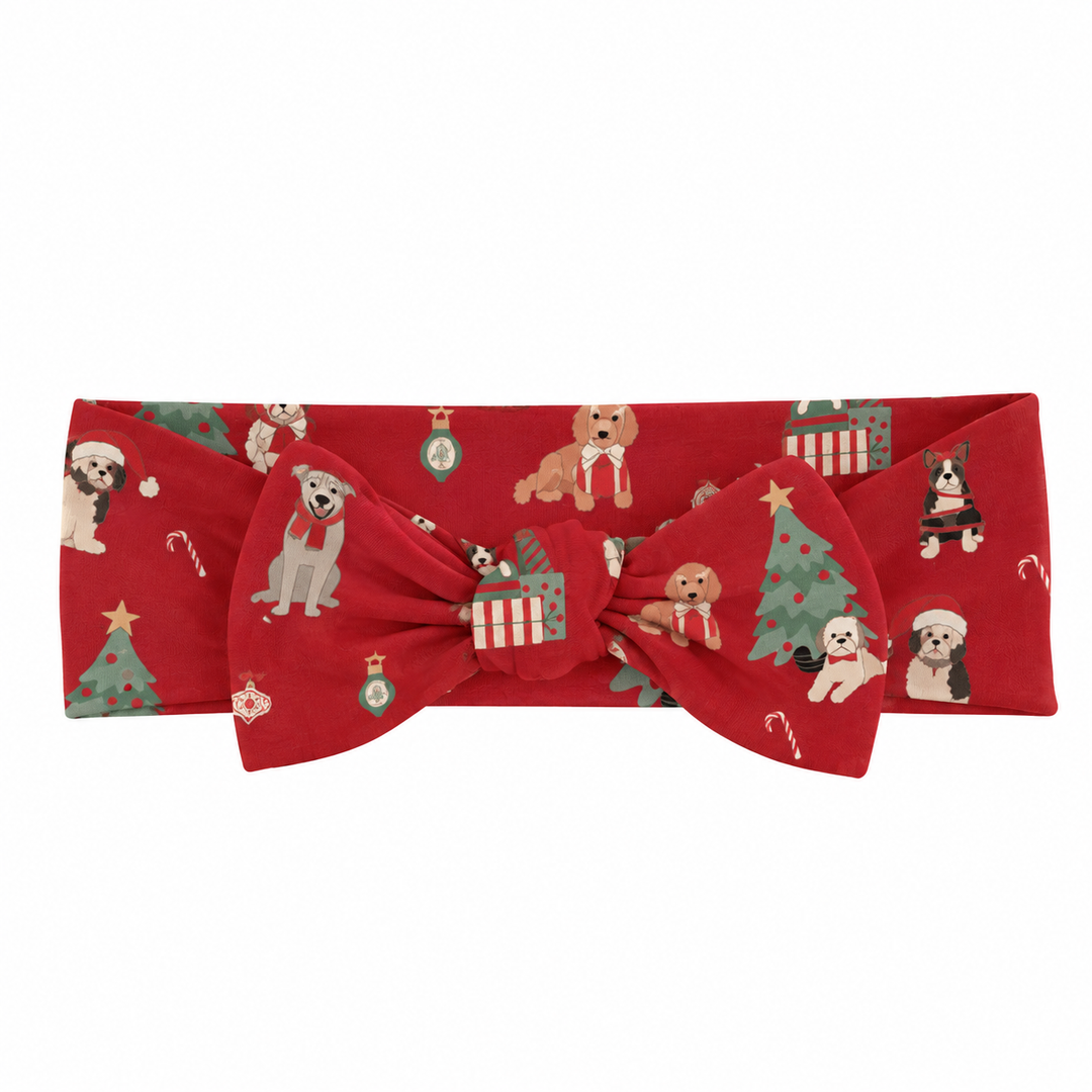 Santa Paws (Bow Headband) — AI-generated product mockup