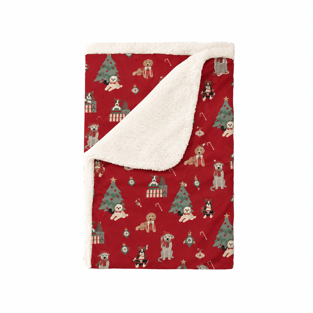 Santa Paws (Dream Luxe Blanket) — AI-generated product mockup