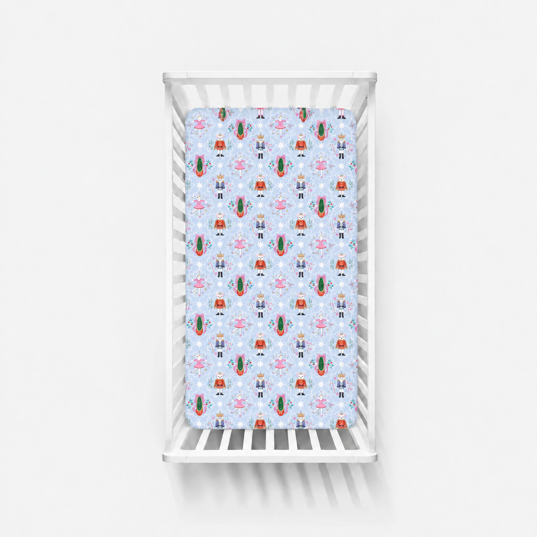 Sugar Plum Dreams (Crib Sheet) — AI-generated product mockup