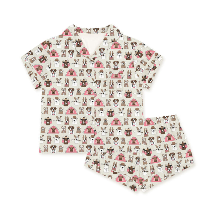 Camp Paws (Women's Short Sleeve PJ)