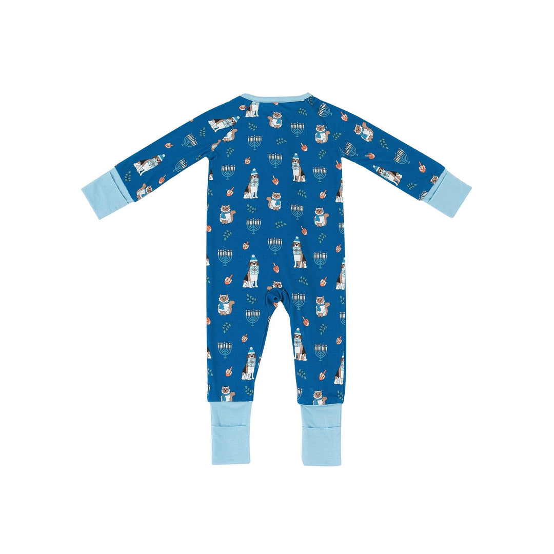 Hanukkah Pets Blue - PJ & Hat BUNDLE - Dreamlet