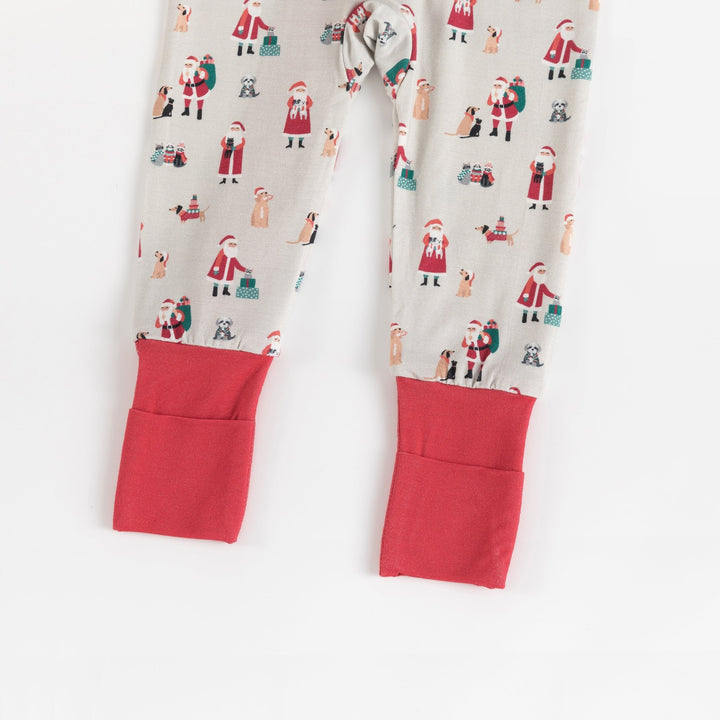 Paws & Claus (Convertible Zip Footies) - Dreamlet