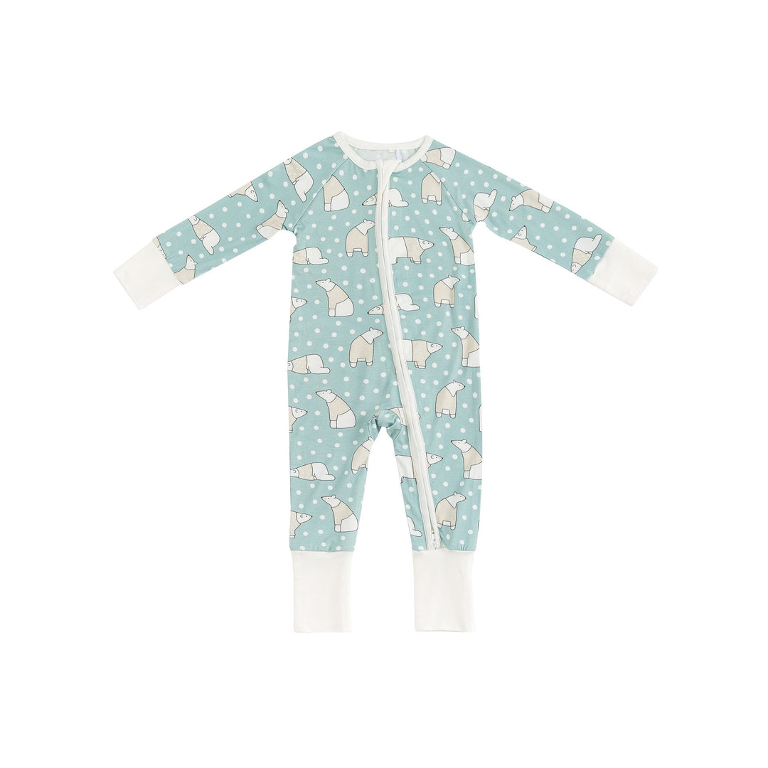 Polar Bears (Convertible Zip Footies) - Dreamlet