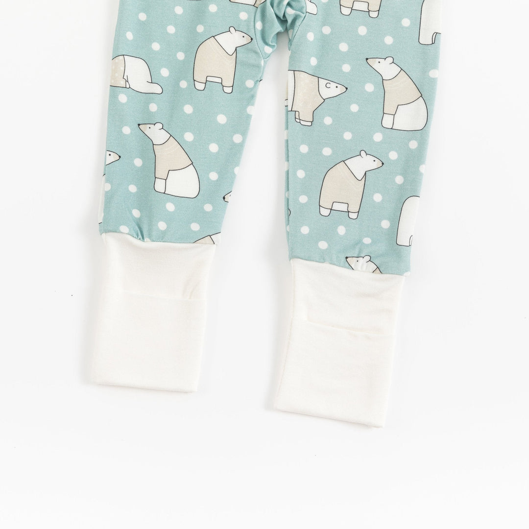 Polar Bears (Convertible Zip Footies) - Dreamlet