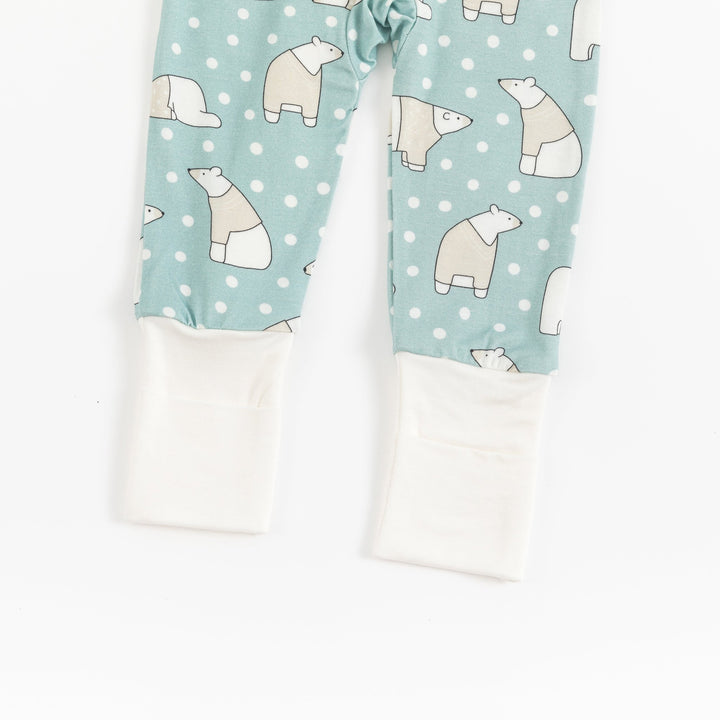 Polar Bears (Convertible Zip Footies) - Dreamlet