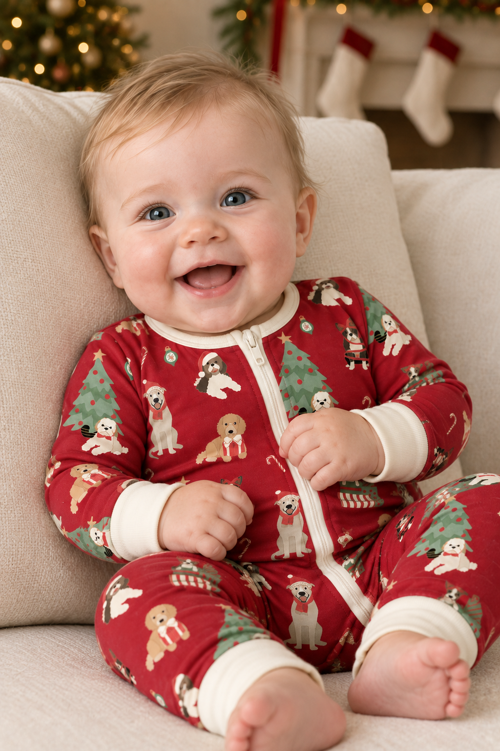 Santa Paws (Convertible Zip Footies) — Nora Whitaker — shot 2